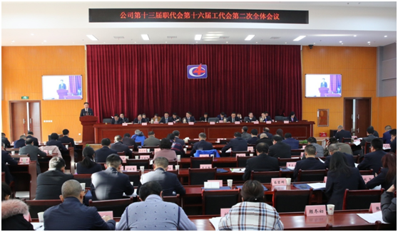 公司隆重召開第十三屆職代會、第十六屆工代會第二次會議