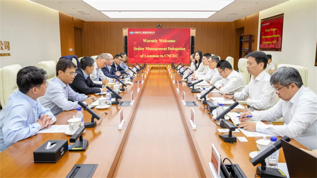 中國(guó)化學(xué)與魯瑪斯公司交流座談